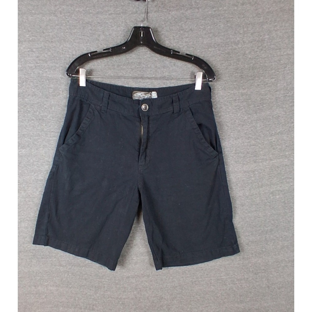 Retrofit Mens Short 32 Black Cotton Casual Handmade Outdoor Classic
